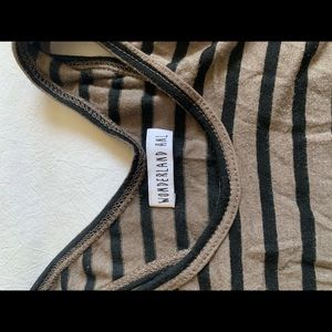 Wonderland HNL Honolulu Striped Racerback Top